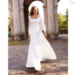 MINIMALIST wedding dress
